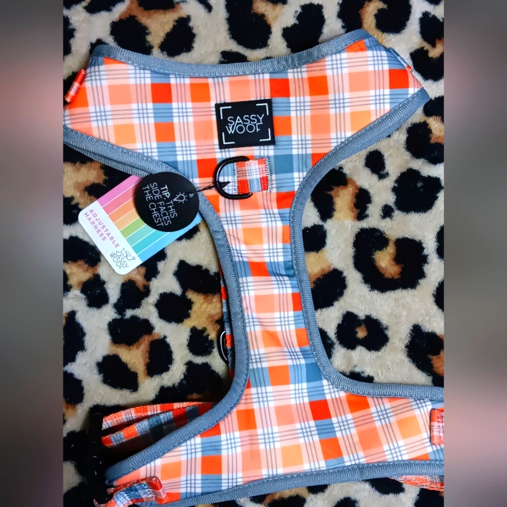 Sassy woof dog adjustable harness size L